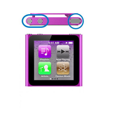  Tastendruck reagiert nicht?  Tastensperre Reparatur        - iPod nano 6. Gen Reparatur