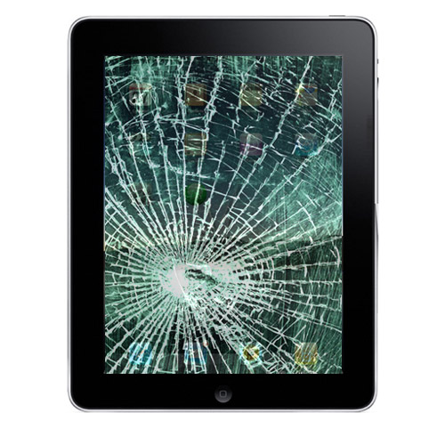 Display Scheibe - LCD  Reparatur                - iPad 4 Reparatur