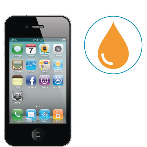Wasserschaden        - iPhone 4S Reparatur