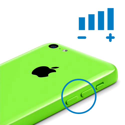 iPhone 5C Lautstärke Schalter, Wippe (Volume) Reparatur